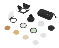 Quadralite Reporter 200 TTL Round Head Accessory Kit - 1489704 - zdjęcie 1